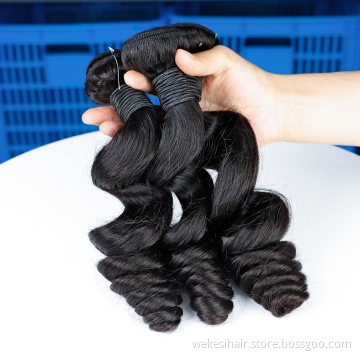 No Shedding No Tangle 10A Grade 100% Brazilian Human Hair Double Drawn Brazilian Remy Virgin Human Hair Dropshipping